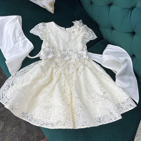 dress for fall engagement photos Red Alice + Ames Long Sleeve Dress Size 6T — Retykle main image 0